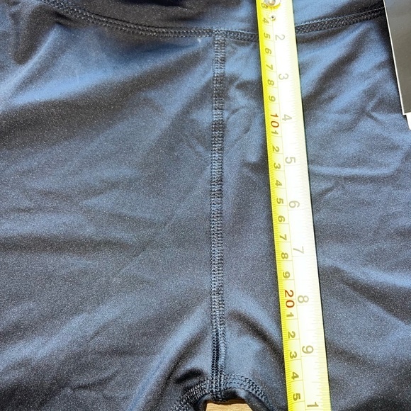 Nwt Girls Adidas Black White Climalite Elastic waist bike shorts XL 16 Stretch - Picture 4 of 10